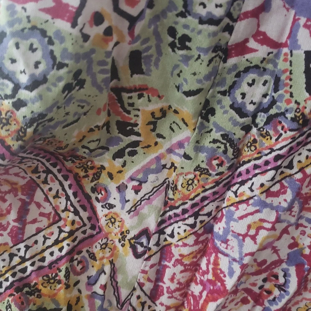 Colorful Patterned Mini Dress - Picture 6 of 7
